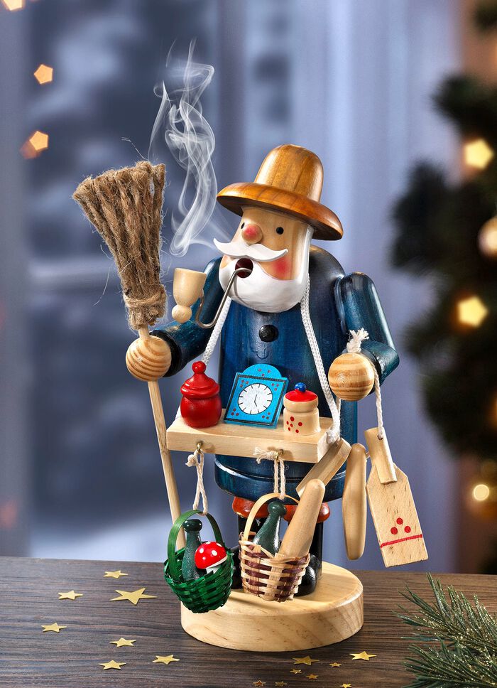 R&auml;ucherm&auml;nnchen aus Holz 