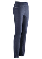 Jeans in bequemer Schlupfform DUNKELBLAU MEL.