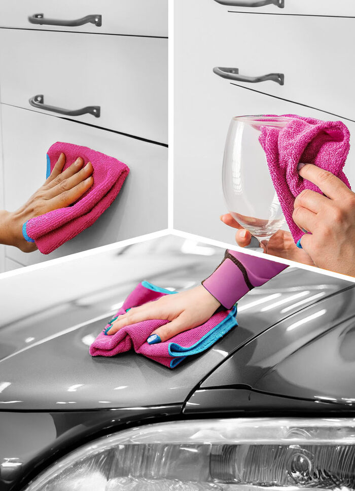 Mikrofasertücher in Profiqualität, 10-teilig 