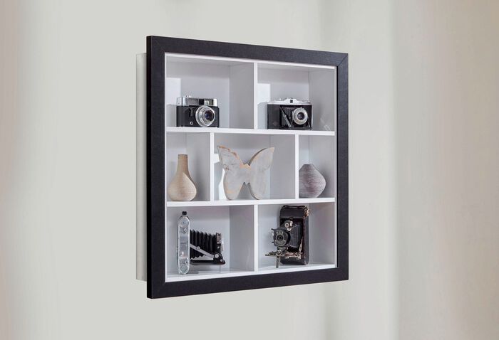 Individuellen Wandregale SCHWARZ-WEISS