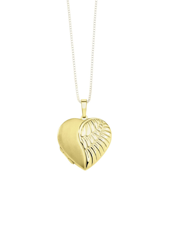 Herzliches Medaillon in Silber 925/- fein 