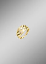 Moderner Damenring aus Gold 