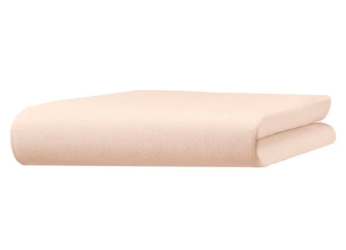 irisette Mako-Jersey-Spannbetttuch APRICOT