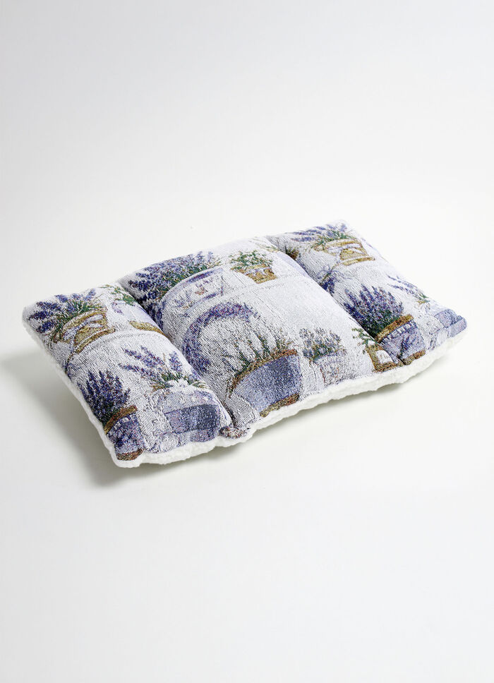 Rückenkissen mit Lavendel-Motiv 