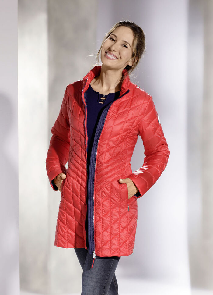 Funktions-Longjacke in 2 Farben TOMATE