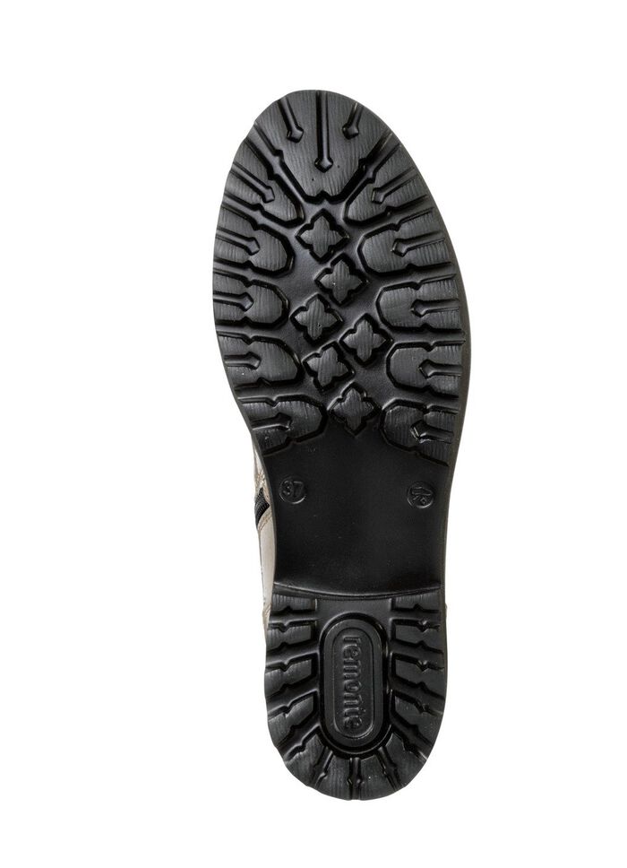 Remonte Stiefelette mit trendigen Zierketten in Schn&uuml;r-Optik 