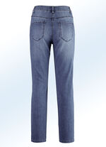 Jeans mit aufwendig gearbeiteten Destroyed-Effekten JEANSBLAU