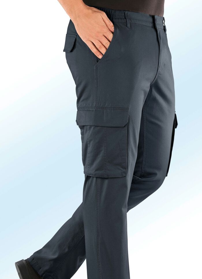 Thermohose mit Cargotaschen in 4 Farben 