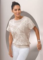 Pullover aus reiner Baumwolle KITT-CREME
