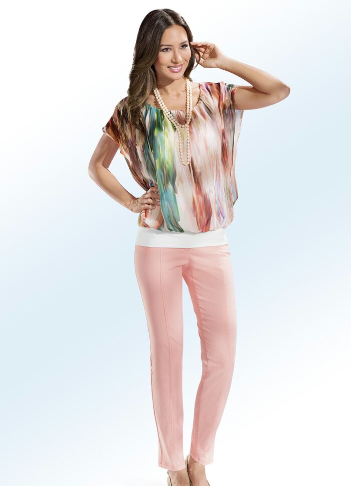 Hose mit schmaler Fußweite APRICOT