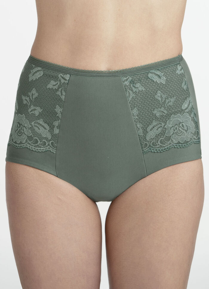 Miss Mary Miederhose mit Elastikspitze GR&Uuml;N