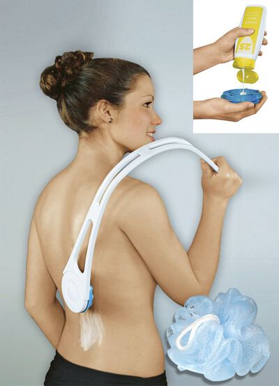 R&uuml;ckencremer Inkl. Duschschwamm 