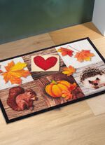 Fu&szlig;matte mit rutschhemmender R&uuml;ckseite 