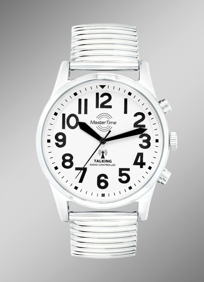 Master Time Funk-Herrenuhr mit sprechende Zeitansage 