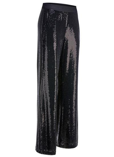 Hose mit funkelnden Pailletten 