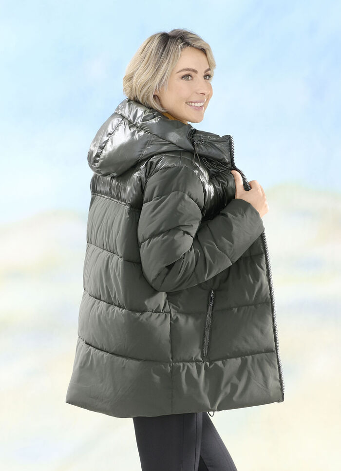 Funktionsjacke im angesagten Materialmix 