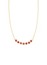 Halskette in Gold mit Rubin 