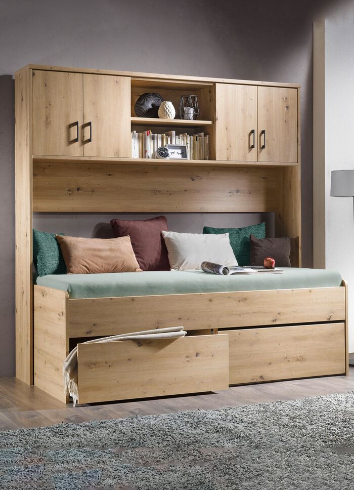 Bett mit 2 Schubladen 