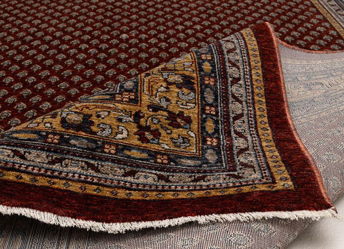 Klassisch schöne Brücken und Teppiche mit hoher Flordichte ROT