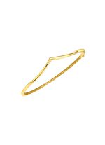 Gl&auml;nzender Armreif aus Gold 