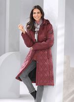 Mantel mit interessantem Stepp KASTANIE