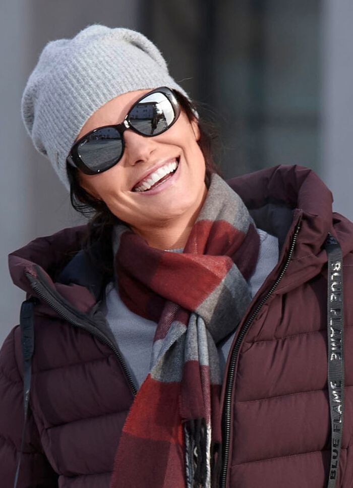 Seeberger, Damen-Walkm&uuml;tze, mit Ajoumuster  