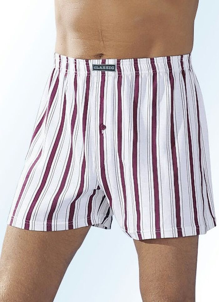 Viererpack Boxershorts, bunt gestreift 