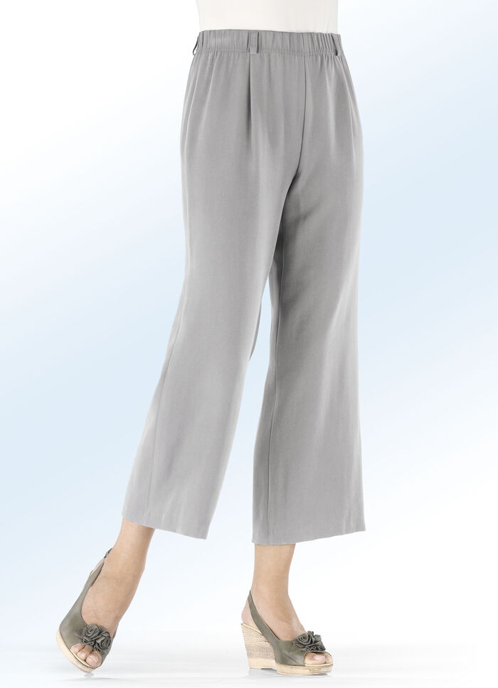 Hose in aktueller, verk&uuml;rzter L&auml;nge HELLGRAU