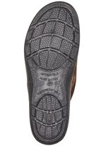 Pantoffel mit floralem Muster BRAUN