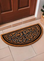 Fu&szlig;matte aus Naturkokos NATUR-SCHWARZ