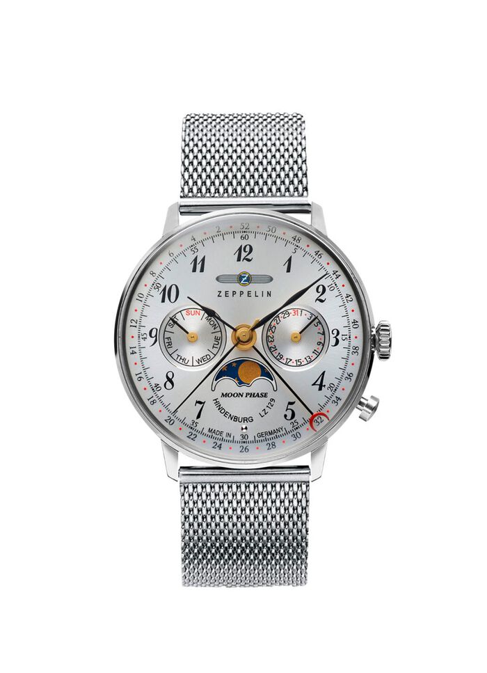 Zeppelin-Quartz-Partneruhren aus der Serie Hindenbrurg 