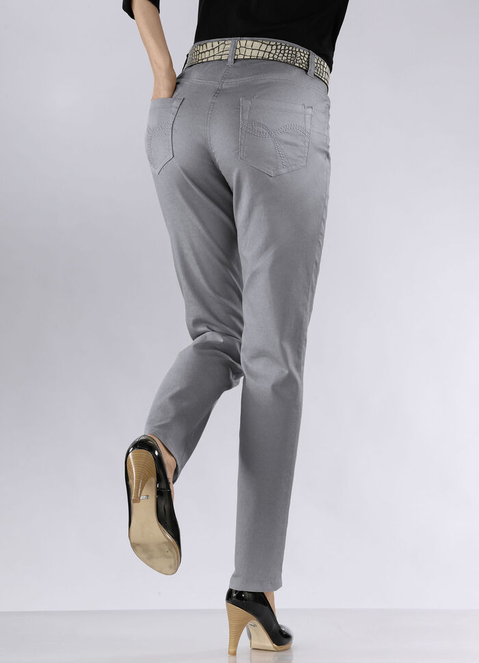 Power-Stretch-Jeans HELLGRAU