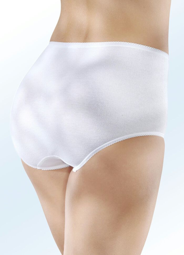 F&uuml;nferpack Slips aus reiner BIO-Baumwolle 