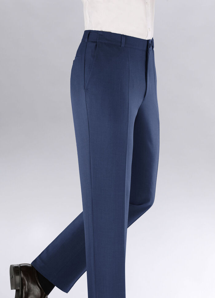 "Klaus-Modelle"-Hose in 4 Farben MARINE MELIERT