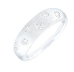 Platin Damenring 