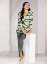 Laurina Schlafanzug mit langen Ärmeln und langer Hose  