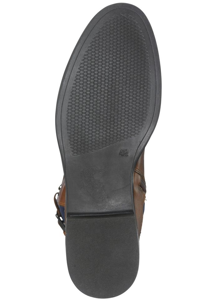 Caprice Stiefel aus edlem Nappaleder und elastischem Textilmaterial 