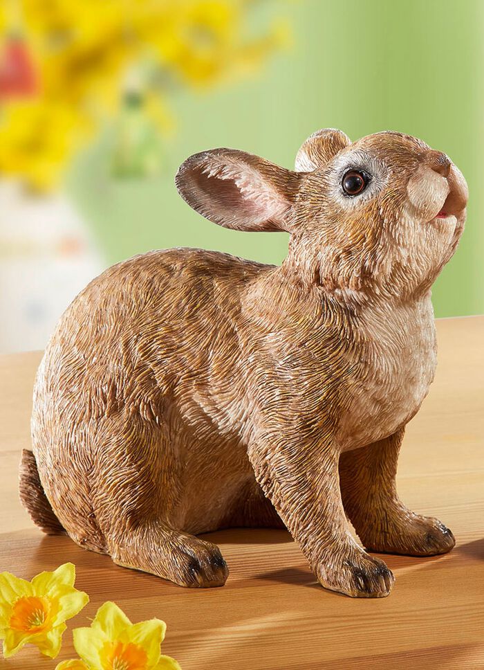 H&auml;schen aus hochwertigem Polyresin BRAUN