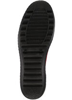 Gemini Slipper mit dekorativen Elastikeinsätzen RUBINROT