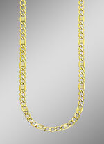 Fantasie-Halskette mit Panzer-Pl&auml;ttchen, diamantiert und gl&auml;nzend 