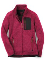 Strickfleece-Kurzjacke ROT