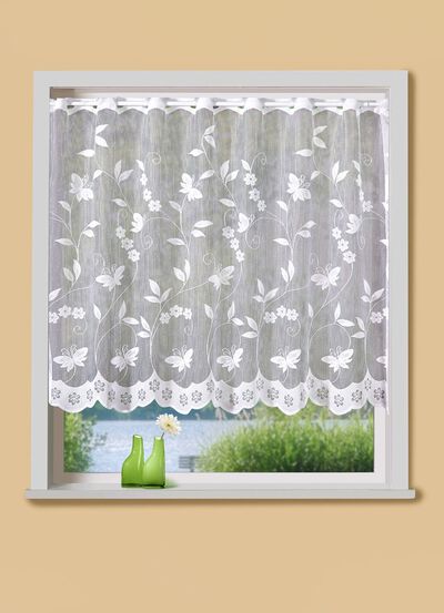 Kleinfenster-Store mit Stangendurchzug 