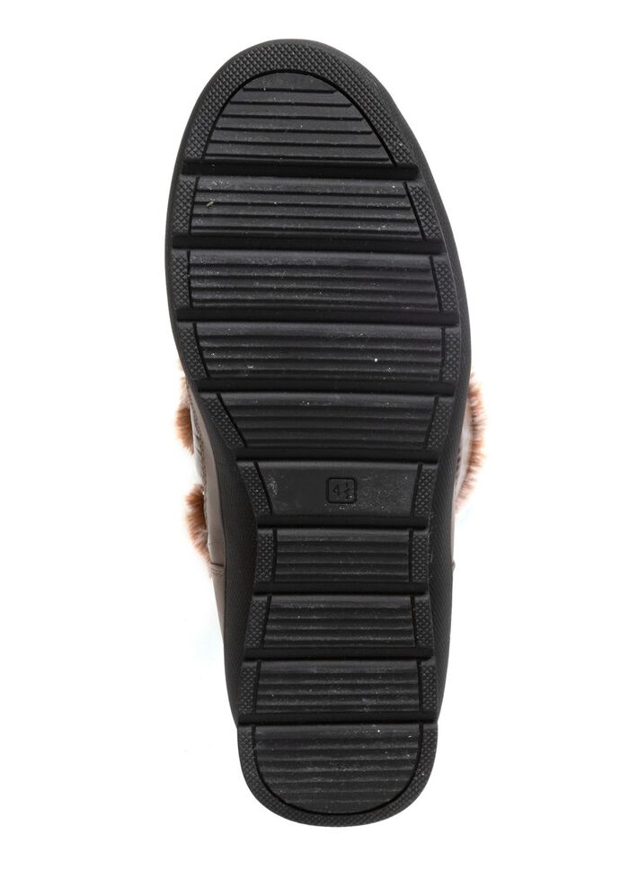 ELENA EDEN, gef&uuml;tterte Damen-Boots, Winterschuhe, Weite G, mit herausnehmbarem Fu&szlig;bett BRONZE