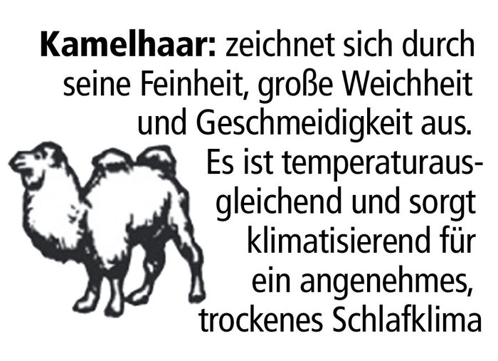 F.a.n.-Bettwarenprogramm mit feinsten und hochwertigen Edelhaaren NATUR