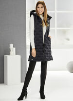 Funktions-Longweste mit geklebten Kammern 