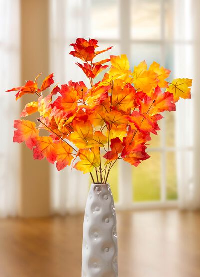 Herbstliche Bl&auml;tterzweige, 5er-Set 