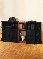 Teilmassive M&ouml;belserie mit Echtholzfurnier NUSSBAUM