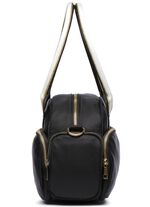 Collezione Alessandro Tasche aus Synthetikamterial SCHWARZ-ALTSILBER