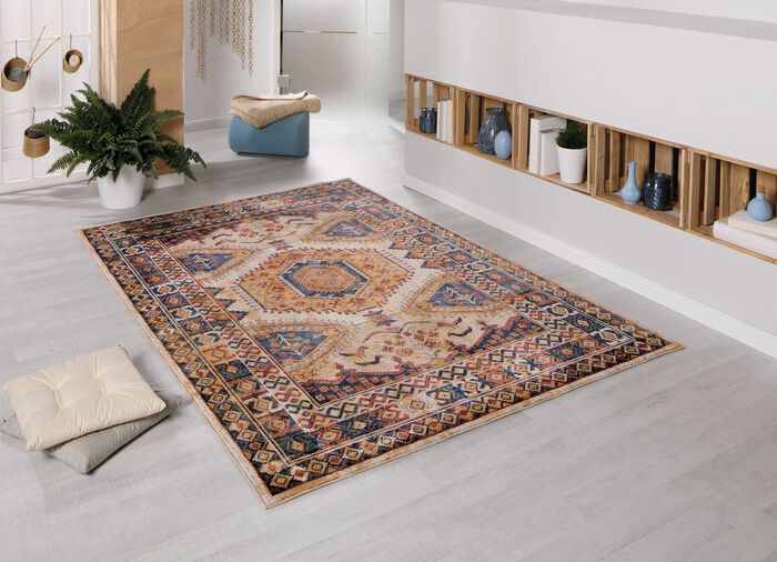 Br&uuml;cken und Teppiche in angenehmen, weichen Farben 