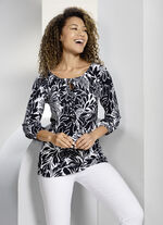 Shirt-Tunika mit Raglanärmeln 